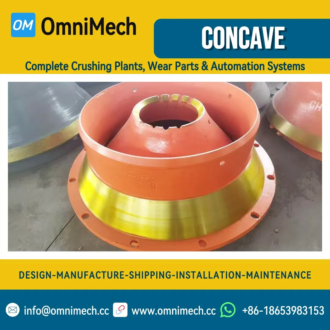 Cone crusher wear parts packing and shipping