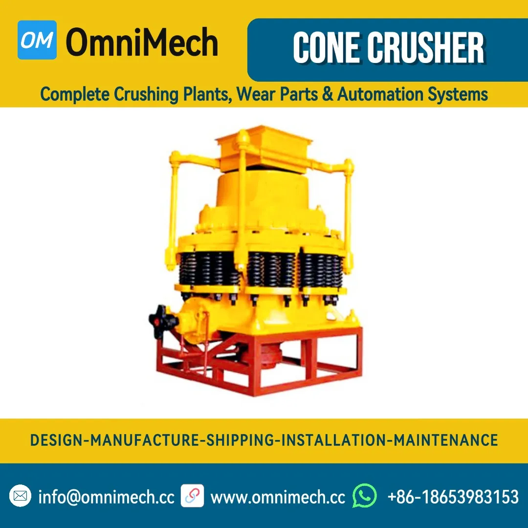 PYB1200 Standard Spring Cone Crusher for Reliable Secondary Mineral Reduction