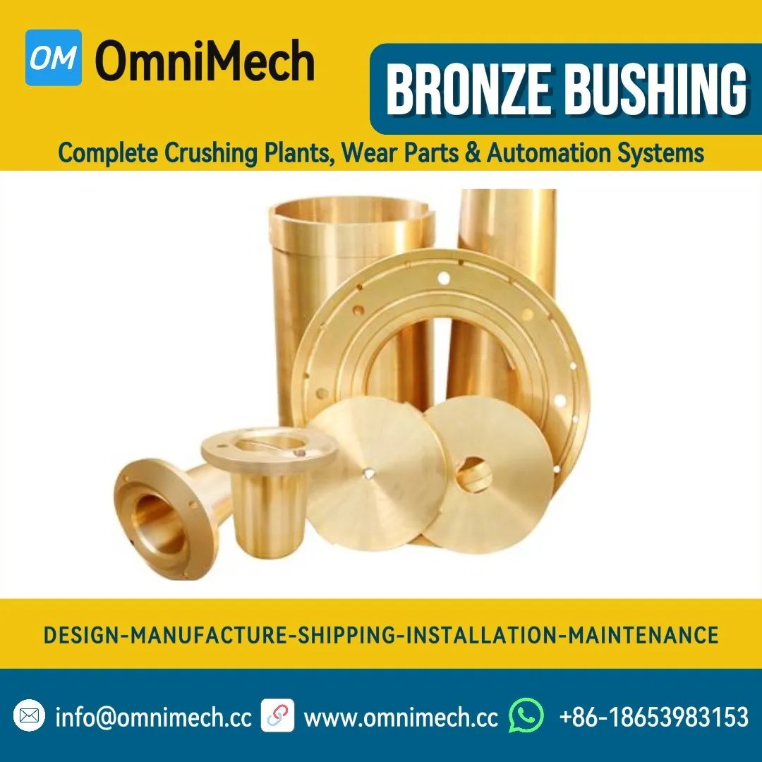 Single-cylinder cone crusher bronze bushing detail