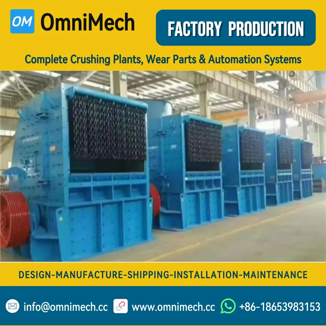 Heavy Duty Impact Crusher Batch Production & Stock