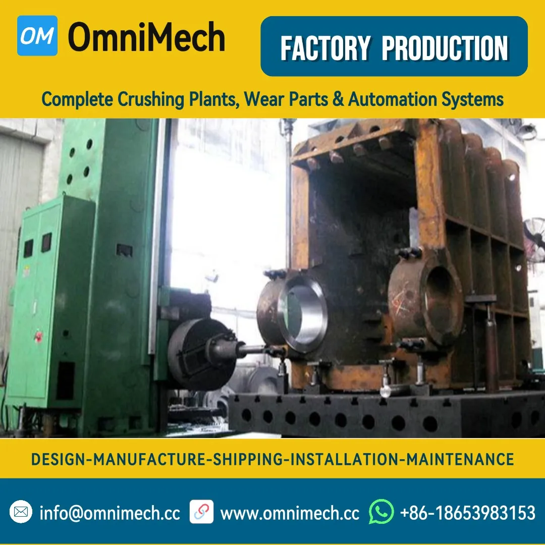 Jaw Crusher Frame Machining & Factory Production