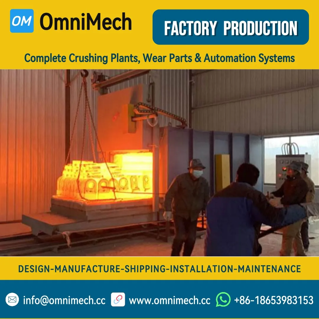 Crusher Wear Parts Foundry & Casting Process