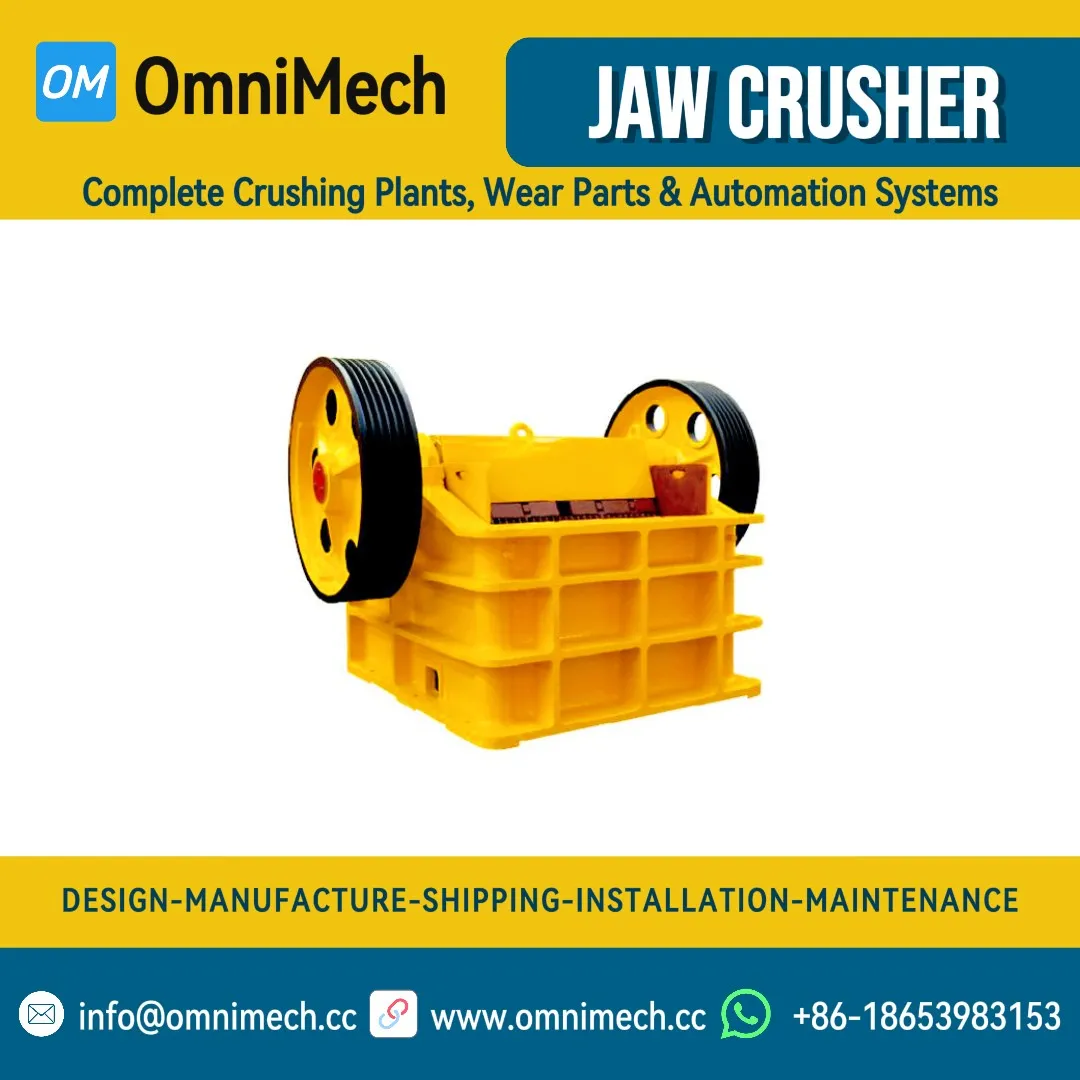 PE 400x600 Primary Jaw Crusher for Mining and Quarrying | Stone Crushing Machine