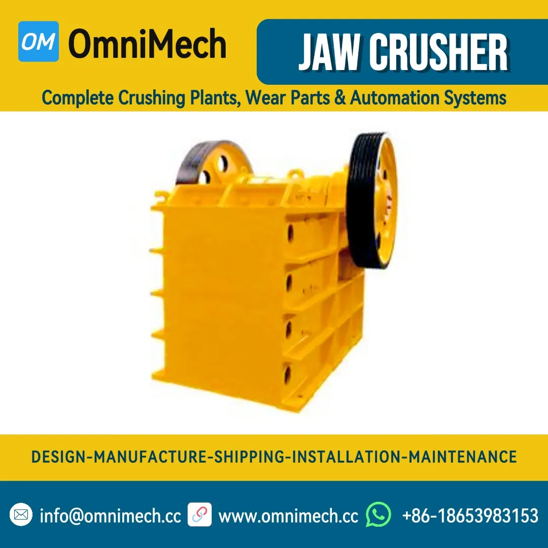 PE750×1060 Heavy Duty Jaw Crusher for Large-Scale Rock Crushing