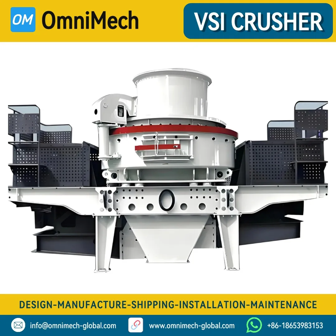 VSI-1145 Vertical Shaft Impact Crusher - Premium Manufactured Sand & Aggregate Shaping Image 2