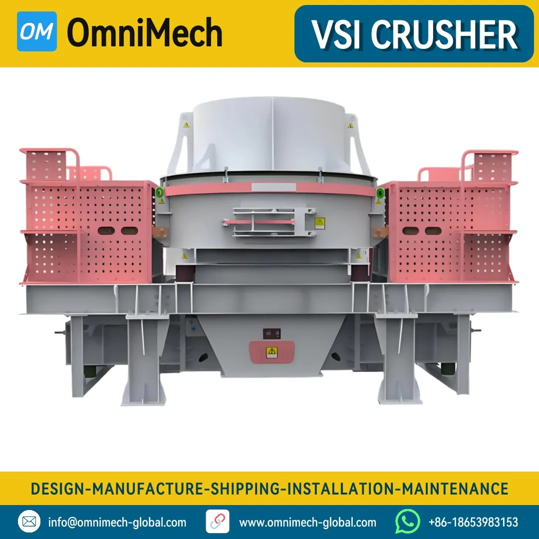 VSI-1145 Vertical Shaft Impact Crusher - Premium Manufactured Sand & Aggregate Shaping Image 3