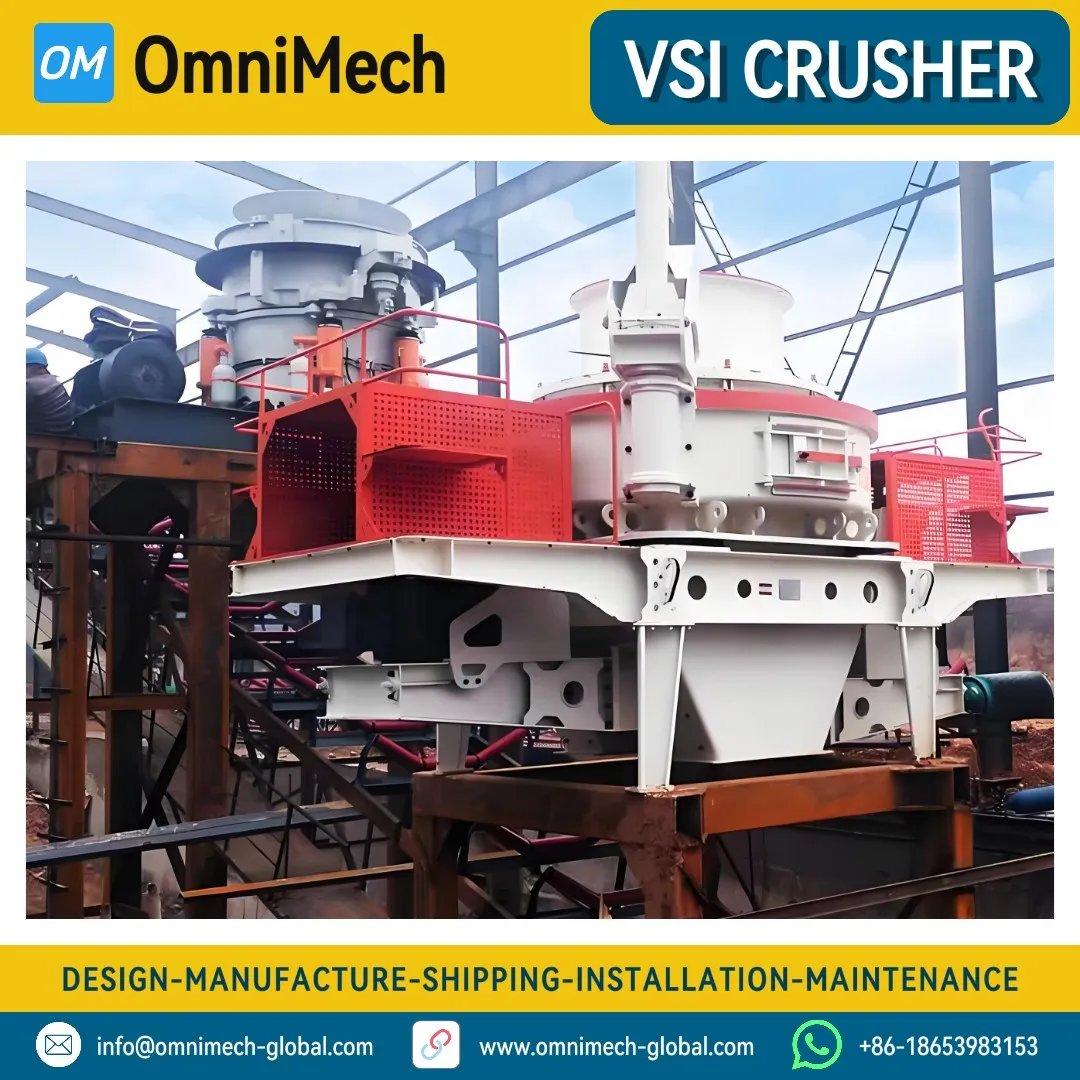 VSI-1145 Vertical Shaft Impact Crusher - Premium Manufactured Sand & Aggregate Shaping Image 4